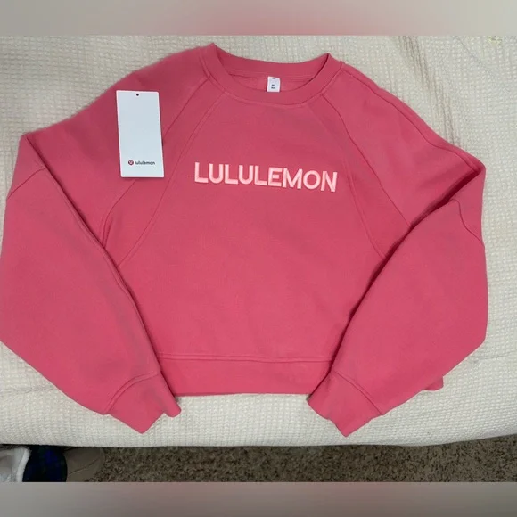 Lululemon athletica Pink Cropped Sweatshirt - Picture 2 of 4